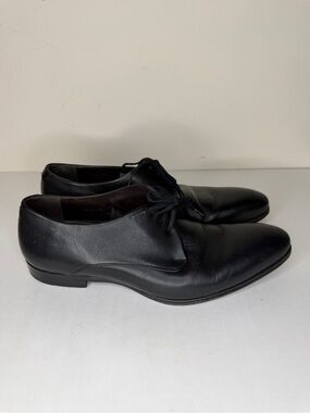maison forte Oxfords Dress Shoes Men Size 11M Black Leather Made In Spain
